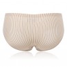 Soft Striped Seamless Breathable Ice Silk Mid Waist Panties