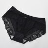 Lace-trim Seamless Cotton Crotch Low Rise Panties