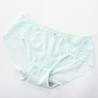 Lace-trim Seamless Cotton Crotch Low Rise Panties