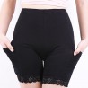 High Waisted Tummy Shaping Lace-trim Pocket Modal Boyshorts