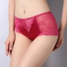 Sexy Lace Hip Lifting Seamless Cotton Crotch Mid Rise Panties