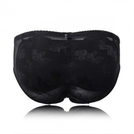 Women Sexy Seamless Floral Buttocks Up Panties Butt Hip Padded Lace Briefs Underwear