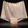 See Through Lace Hip Lifting Cotton Crotch High Waist Panties