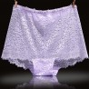 See Through Lace Hip Lifting Cotton Crotch High Waist Panties