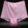 See Through Lace Hip Lifting Cotton Crotch High Waist Panties