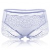 Lace Embroidered Breathable Seamfree Mid Waist Panties