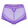 Plus Size High Waist Tummy Control Hollow Lace Panties