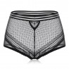 Plus Size High Waist Tummy Control Hollow Lace Panties