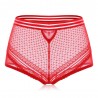 Plus Size High Waist Tummy Control Hollow Lace Panties