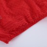 Plus Size High Waist Tummy Control Hollow Lace Panties