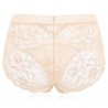 Lace Embroidered Hollow Breathable Mid Waist Panties