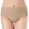 Breathable Ice Silk Seamless Hip Lifting Mid Waist Panties