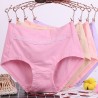 Plus Size 6XL Cotton Breathable Full Hip Mid Waisted Panties