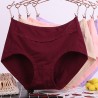 Plus Size 6XL Cotton Breathable Full Hip Mid Waisted Panties