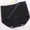 Plus Size High Waisted Cotton Lace Full Hip Panties