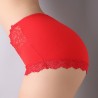 Cotton Lace-trim Hip Lifting Soft Mid Rise Panties