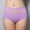 Cotton Lace-trim Hip Lifting Soft Mid Rise Panties