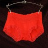 Breathable Lace-trim Hip Lifting Modal Mid Waist Panties