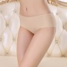 Lace Seamless Ice Silk Cotton Crotch Low Rise Panties