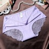 Lace Seamless Ice Silk Cotton Crotch Low Rise Panties