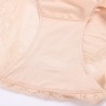 Plus Size High Waist Belly Control Breathable Lace Back Panties