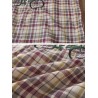 Casual Embroidered Girl Plaid Cute T-Shirt