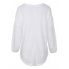 Casual Hollow Out Rib Knit Cuff Long Sleeve Knitting Sweater