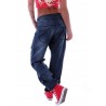 Low Waist Solid Color Casual Harem Jeans For Women