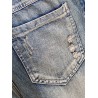 Embroidered Number Casual Loose Harem Jeans