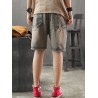 Cartoon Print Patch Casual Short Jeans For Women