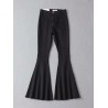 Vintage High Waist Stretchy Flared Denim Trousers