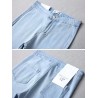 Vintage High Waist Stretchy Flared Denim Trousers