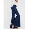 Vintage High Waist Stretchy Flared Denim Trousers