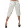 Casual Pure Color Buttons Low-waist Pants