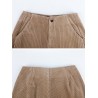 Casual Pure Color Pockets High Waist Pants For Women