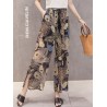 Printed Loose Chiffon Wide Leg Pants