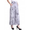 Casual Tie-dyed Wide Leg High Waist Pants For Women