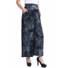 Casual Tie-dyed Wide Leg High Waist Pants For Women