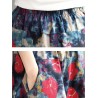 Leisure Loose Folk Print Pocket Harem Women Pants