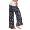 Women Cats Printed Elastic Waist Casual Pants