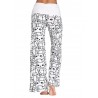 Women Cats Printed Elastic Waist Casual Pants