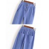 Elastic Waist Casual Big Pocket Trousers