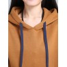 Women Long Sleeve Hooded Thicken Warm Casual Sweatshirt Dresses