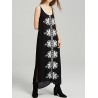 Ethnic Print Maxi Sleeveless Dress