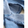 Denim Straps Pocket Inregular Casual Dresses