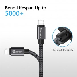 TIEGEM USB Cable for iPhone 6 7 8 Plus X XS 2A Fast Charging Mobile Phone Cables