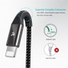 TIEGEM USB Charger Cable for iPhone X XS Cable Fast Charger for iPhone 6 6s 7 8