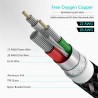 TIEGEM 2A USB Cable Fast Charging Cord for iPhone