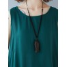 Sleeveless Solid Color Loose Maxi Dress For Women