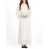 Vintage Women Ethnic Muslim Chiffon Maxi Dresses